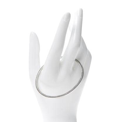 David Yurman Sterling Silver Classics Cable Bangle Bracelet 2 of 4
