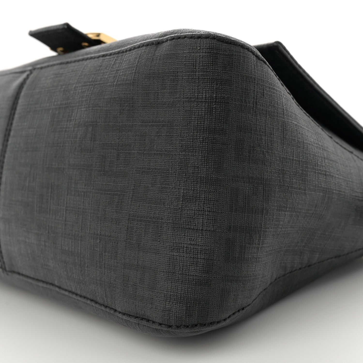 Fendi Zucchino Spalmati Forever Mama Baguette Black 10 of 11
