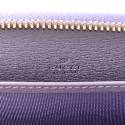 Gucci Monogram Jumbo GG Textured Dollar Calfskin Ophidia Key Card Case Beige Lapis 6 of 7
