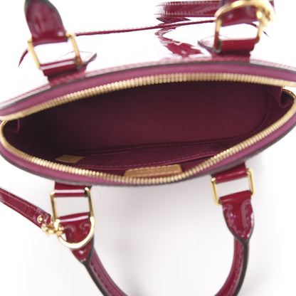 Louis Vuitton Vernis Alma BB Magenta 4 of 12