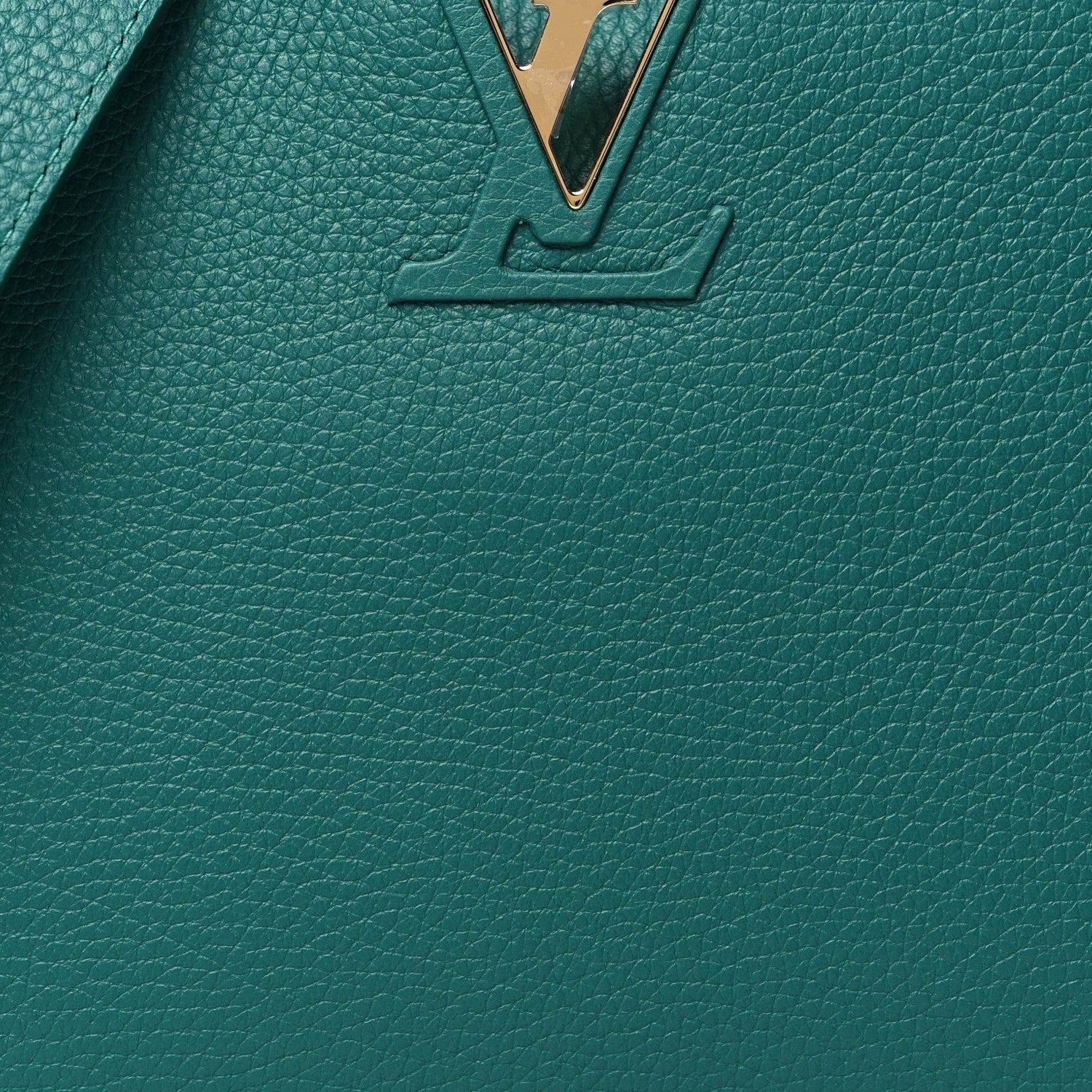 Louis Vuitton Taurillon Capucines BB Emerald 7 of 9