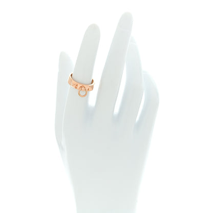 Hermes 18K Rose Gold PM Collier De Chien Ring 52 6 2 of 5
