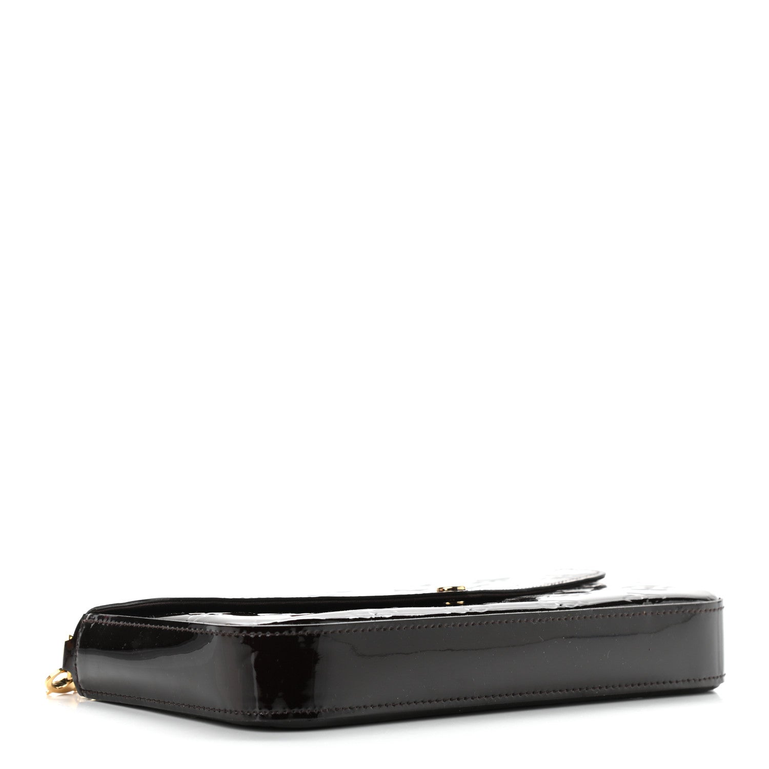 Louis Vuitton Vernis Pochette Felicie Chain Wallet Amarante 5 of 14