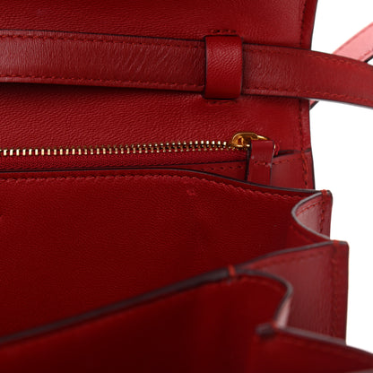 Celine Box Calfskin Medium Classic Box Flap Bag Red 11 of 13