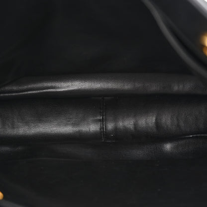 Chanel Lambskin Quilted Shopping Tote Black 5 of 18