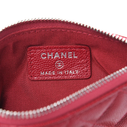 Chanel Caviar Quilted Small Cosmetic Case Pink 6 of 8