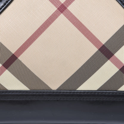 Burberry Nova Check Bowling Bag Black 13 of 14