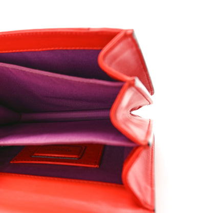 Bulgari Calfskin Serpenti Forever Top Handle Red 6 of 11