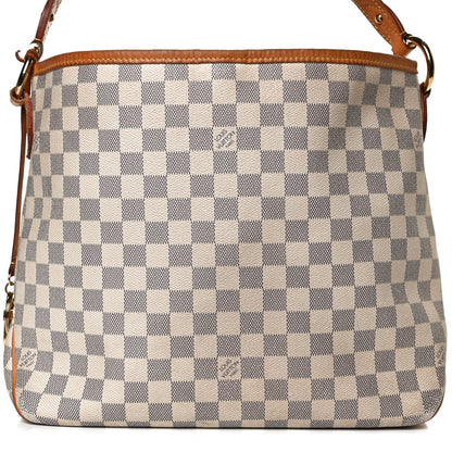 Louis Vuitton Damier Azur Delightful PM Rose Ballerine 8 of 17