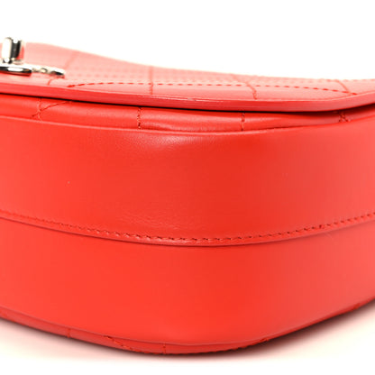 Chanel Calfskin Stitched Small Ring My Bag Flap Crossbody Red 11 of 11