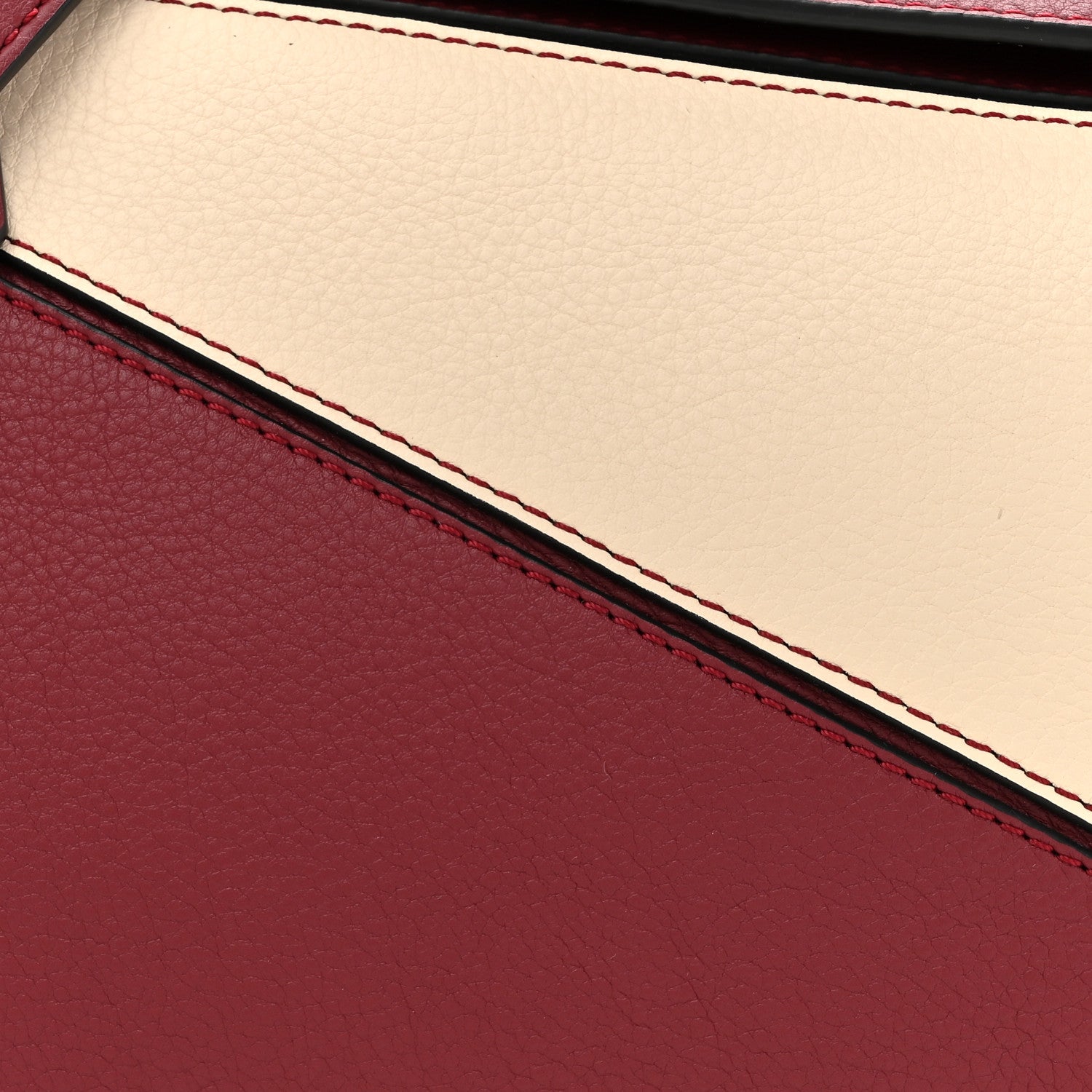 Loewe Calfskin Medium Puzzle Bag Wine Garnet 7 of 9