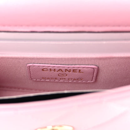 Chanel Lambskin Quilted Mini Trendy CC Clutch With Chain Light Pink 7 of 9