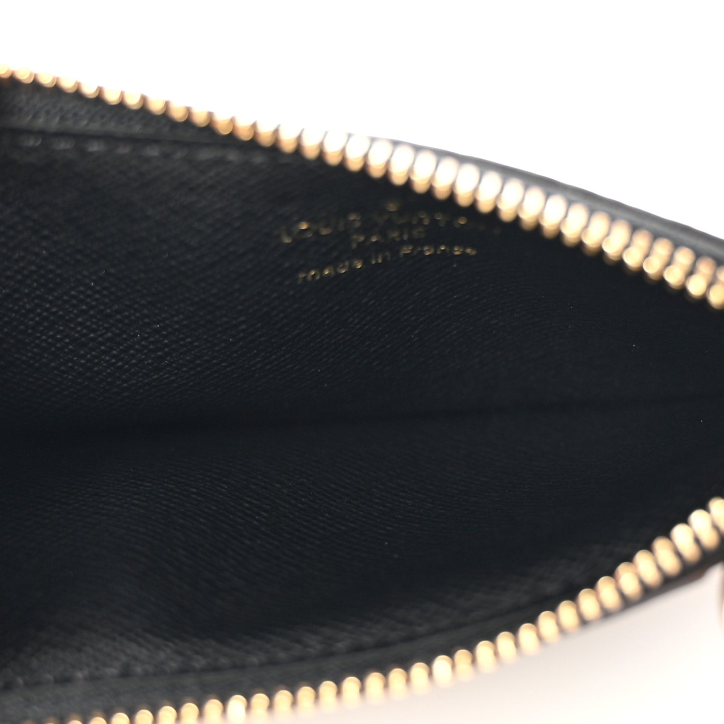 Reverse Monogram Zipped Romy Card Holder
