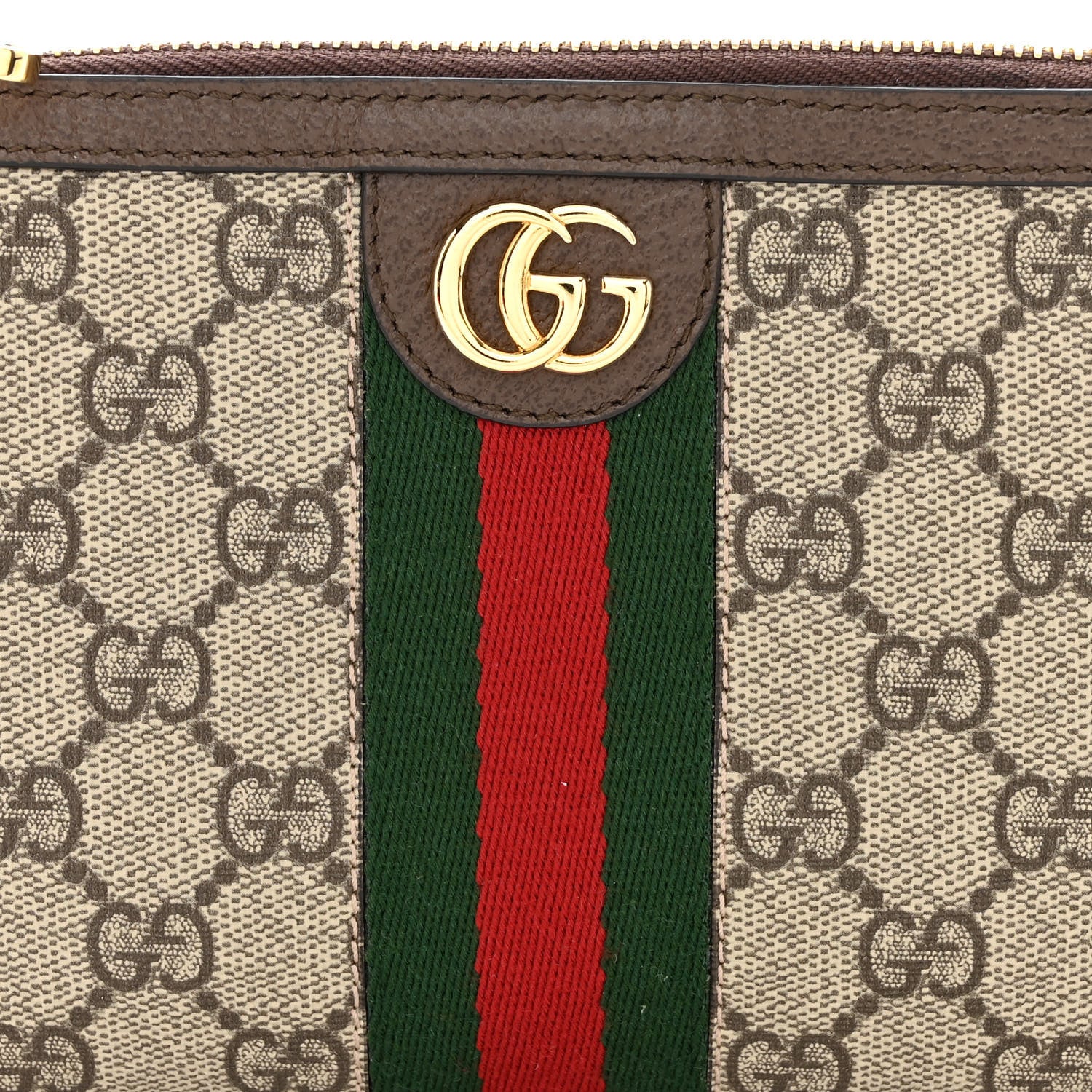 Gucci GG Supreme Monogram Web Ophidia Utility Belt Bag 75 30 Beige Ebony New Acero 11 of 14