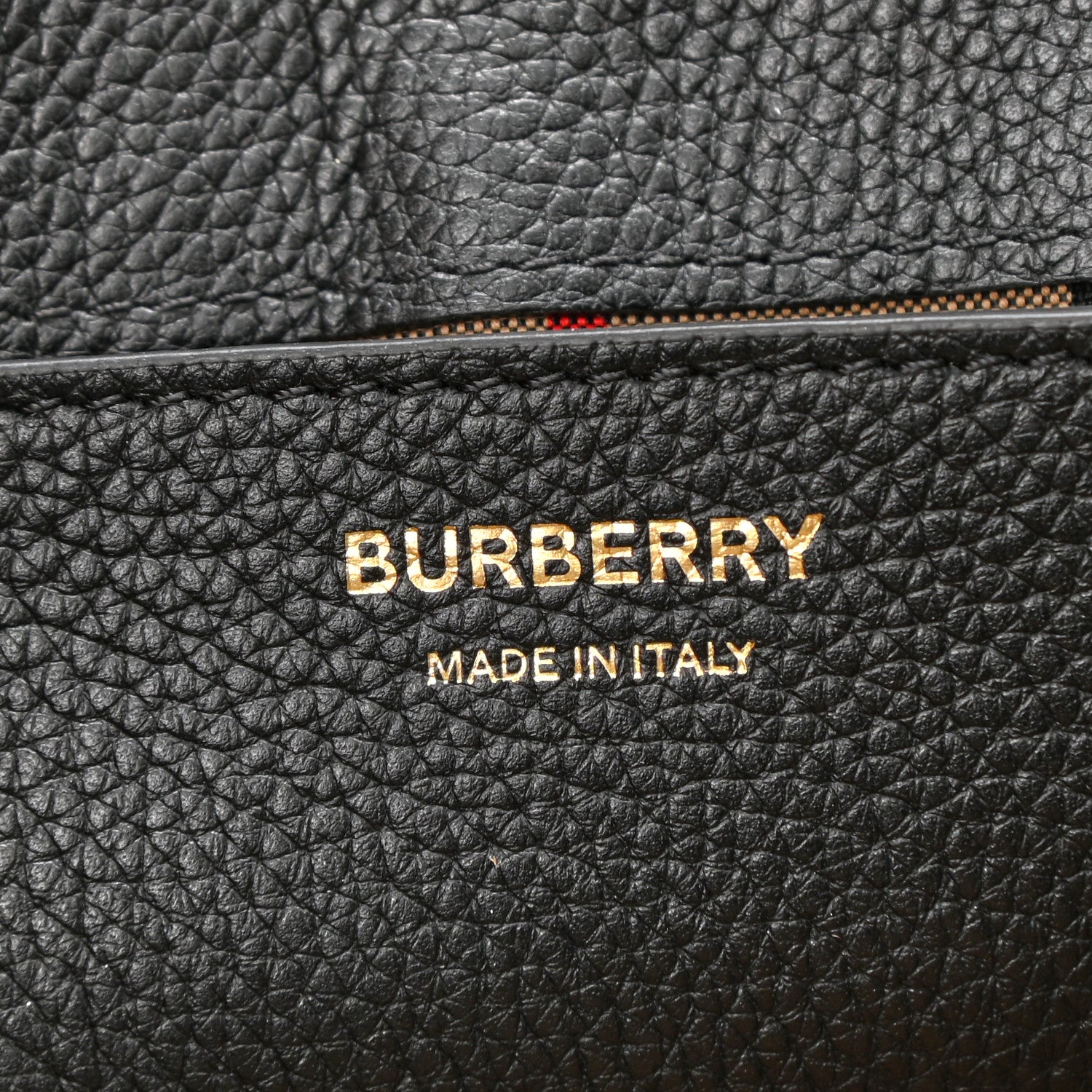 Burberry Grainy Calfskin Vintage Check Note Crossbody Bag Black 6 of 8
