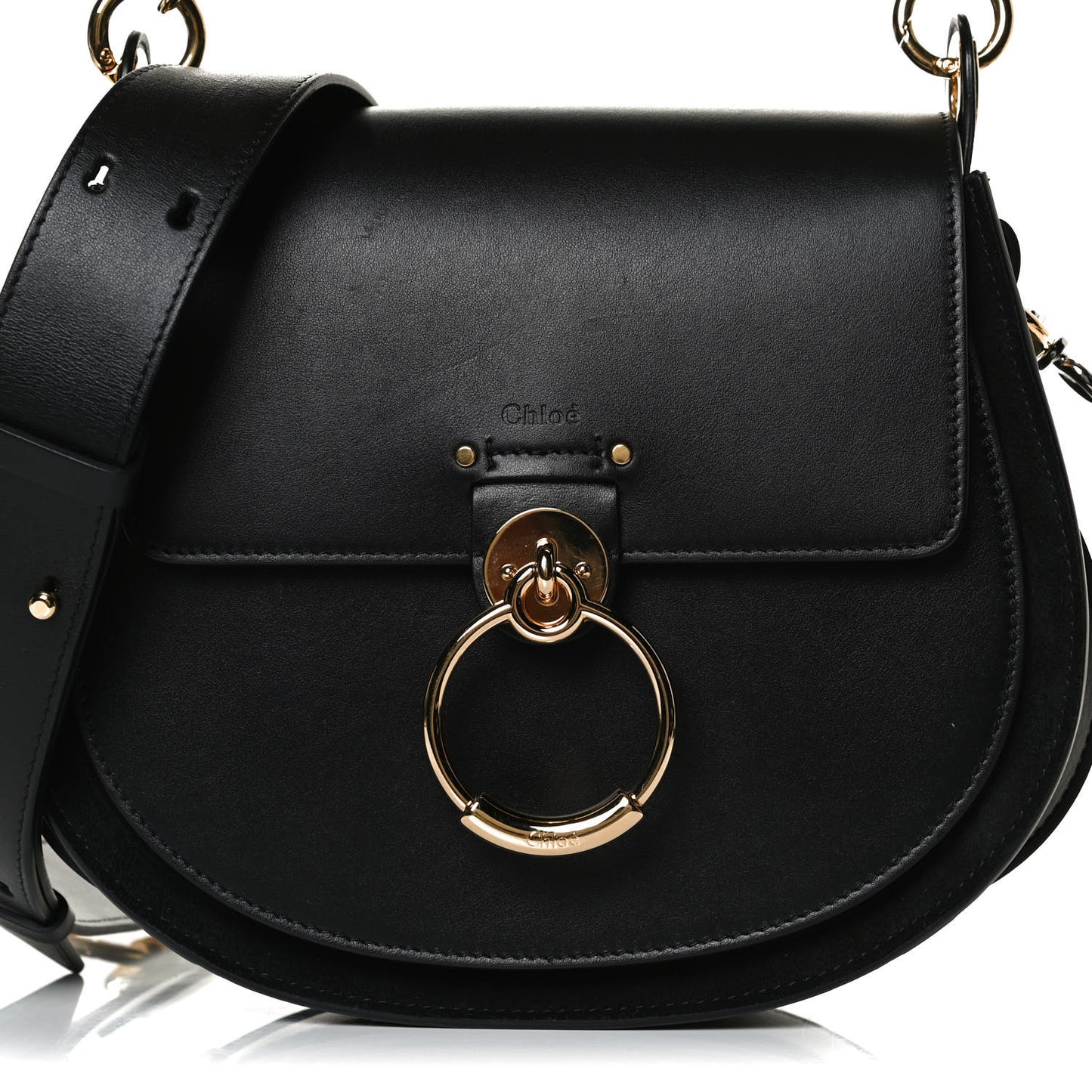 Calfskin Small Tess Bag Black