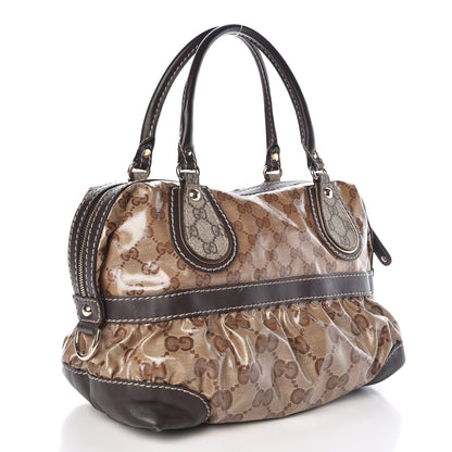 Gucci Crystal Monogram Medium Mix Dark Brown 3 of 11