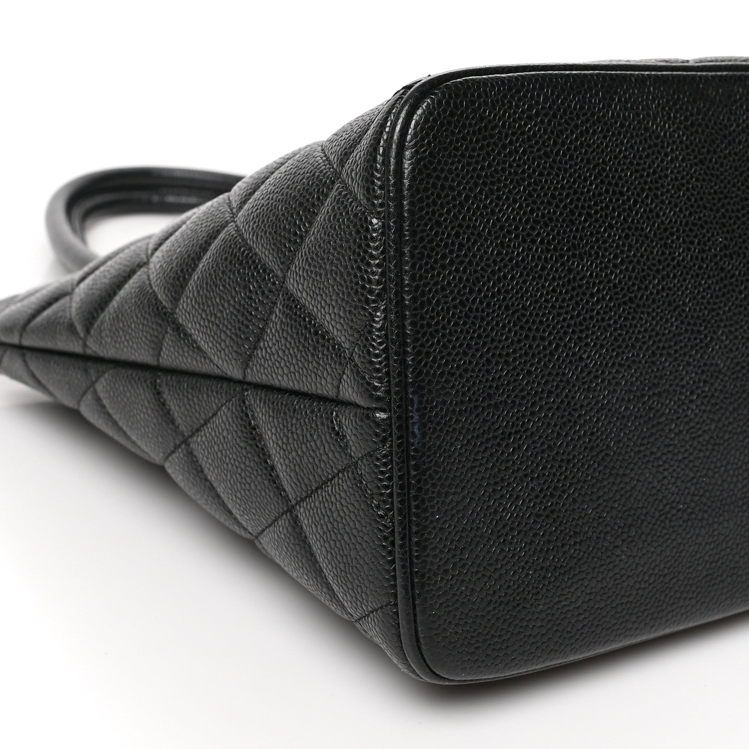 Chanel Caviar Quilted Medallion Tote Black 8 of 12