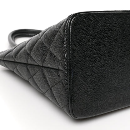 Chanel Caviar Quilted Medallion Tote Black 8 of 12