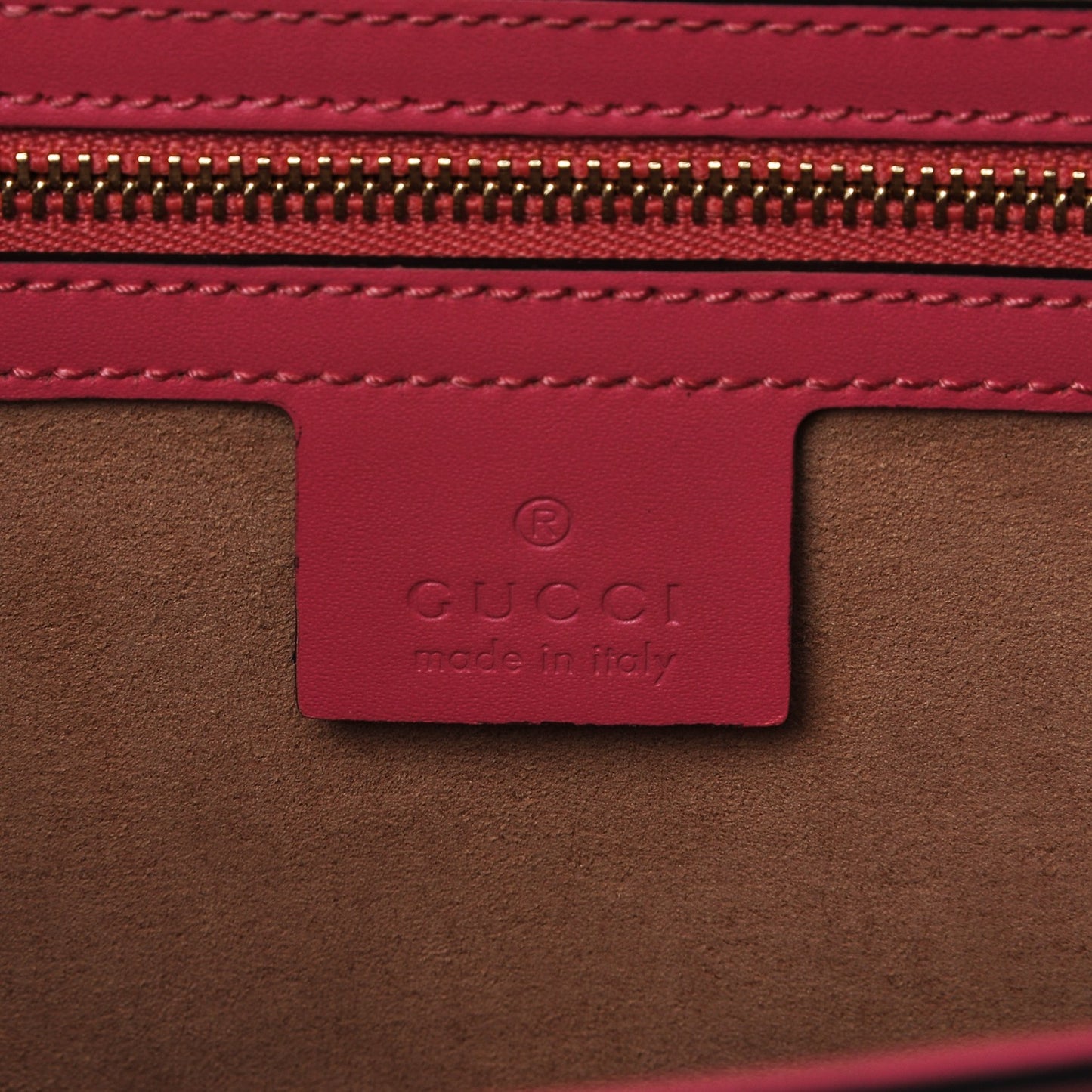 Guccissima Signature Medium Padlock Top Handle Bag Flush