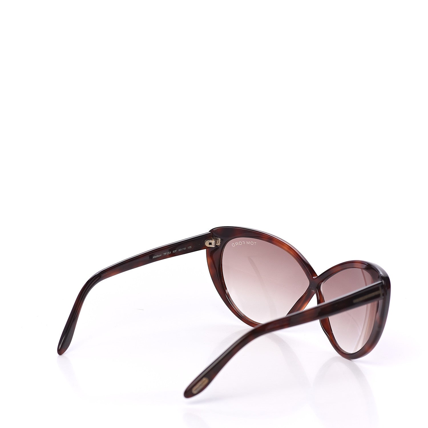 Tom Ford Madison Cat Eye Sunglasses TF253 Brown 4 of 7