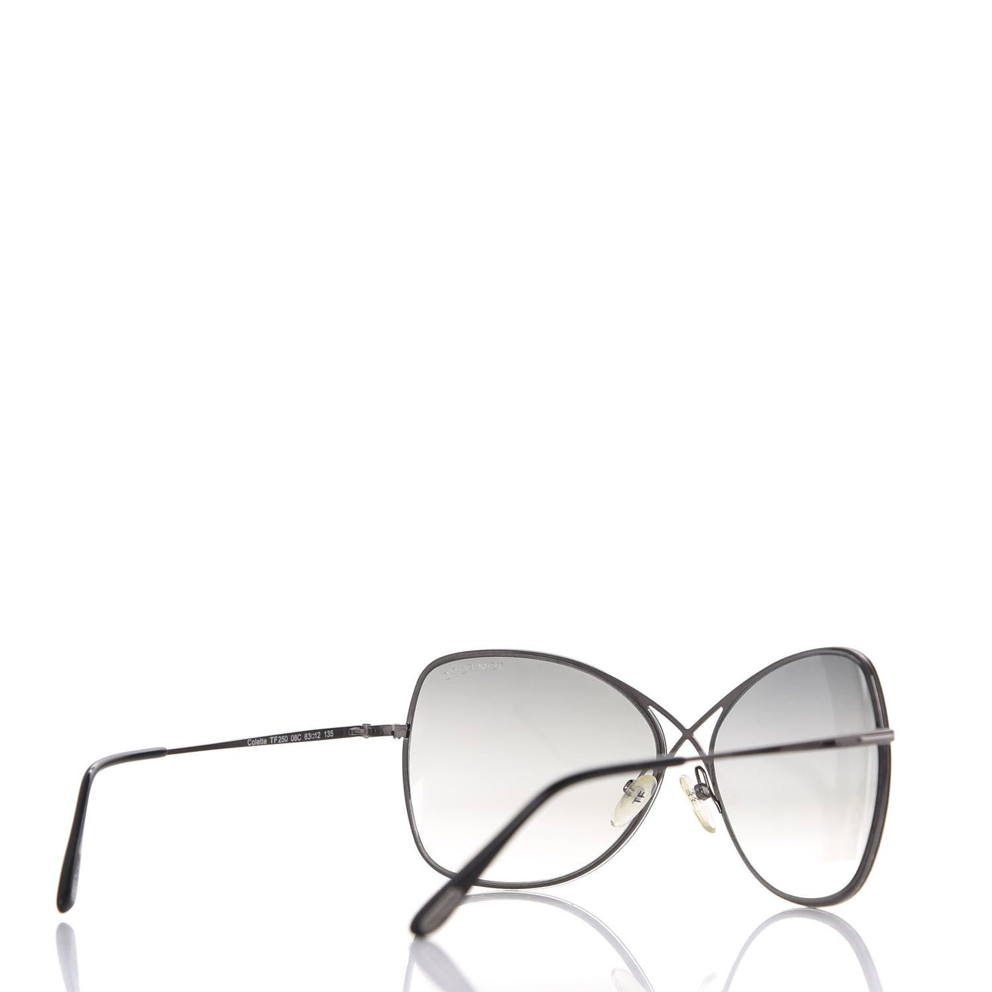 Colette Butterfly Sunglasses TF250 Gunmetal