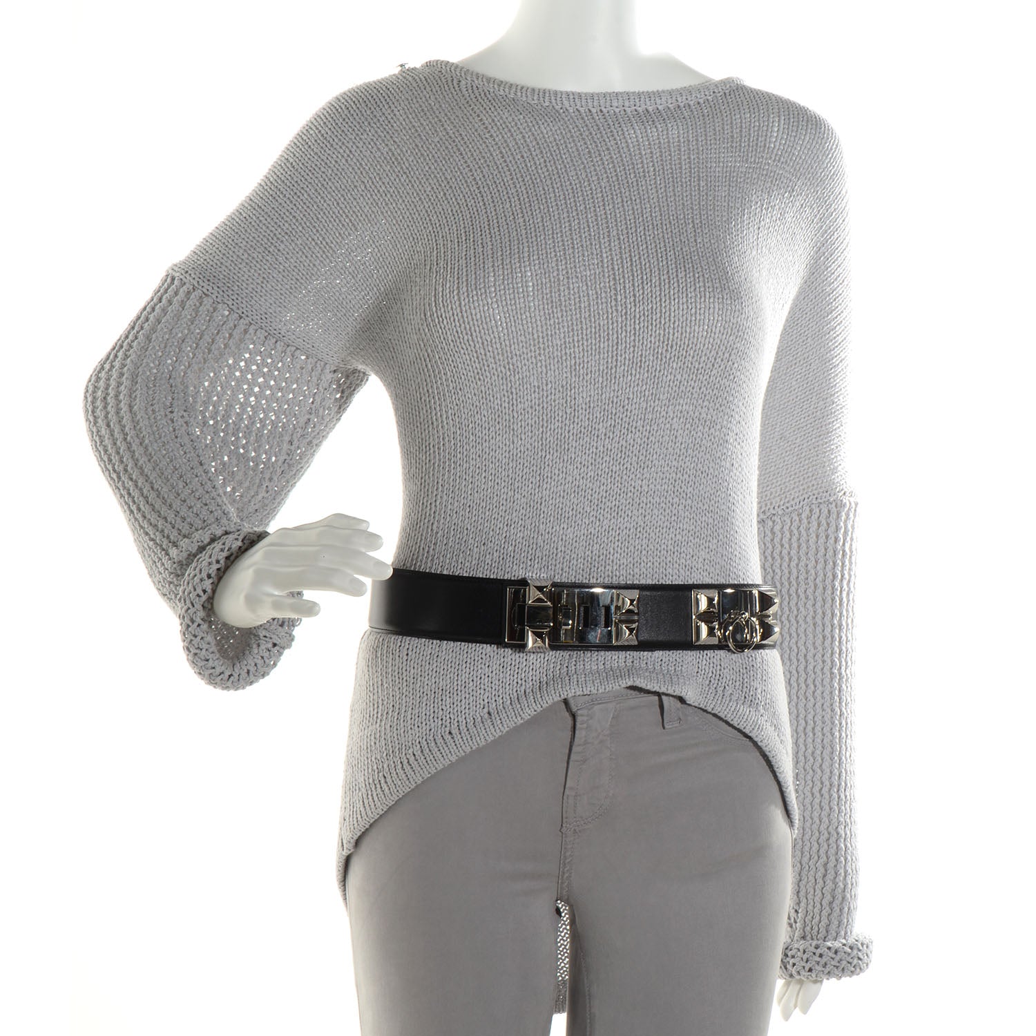 Hermes Box Collier De Chien CDC Belt 80 Noir 2 of 7