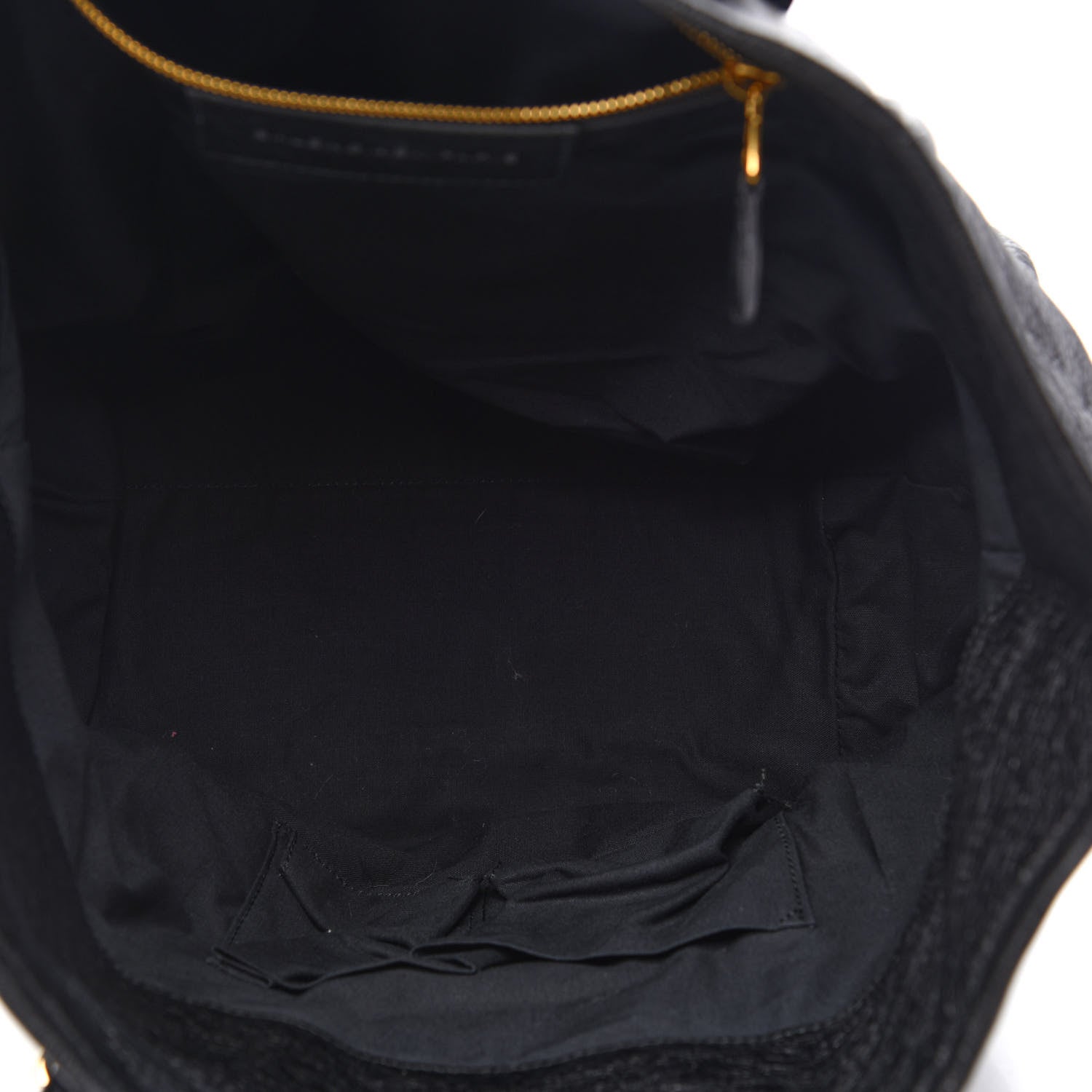 Balenciaga Agneau Giant 12 Gold Hardware S Sunday Tote Black 5 of 10