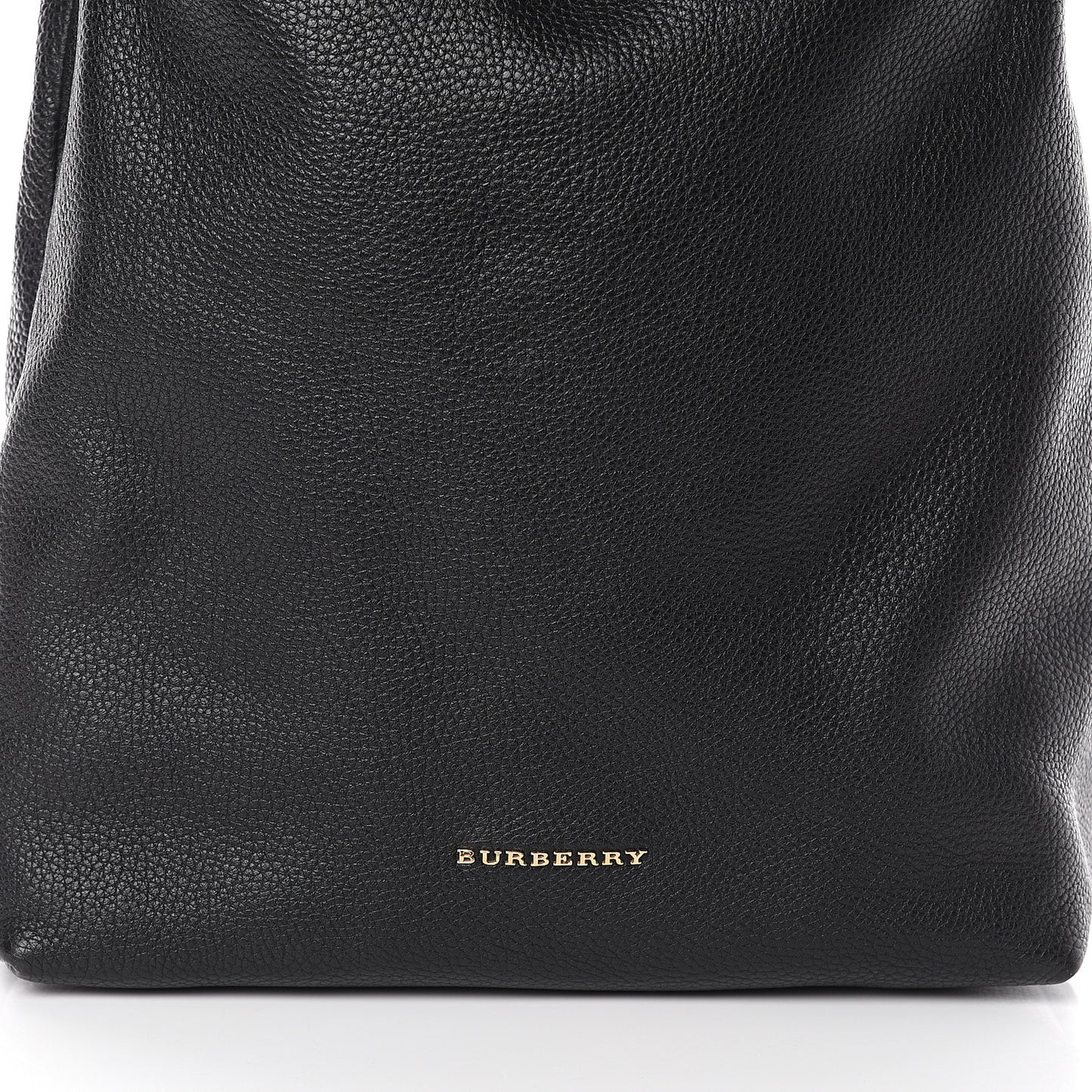 London Grainy Calfskin Medium Cale Hobo Black