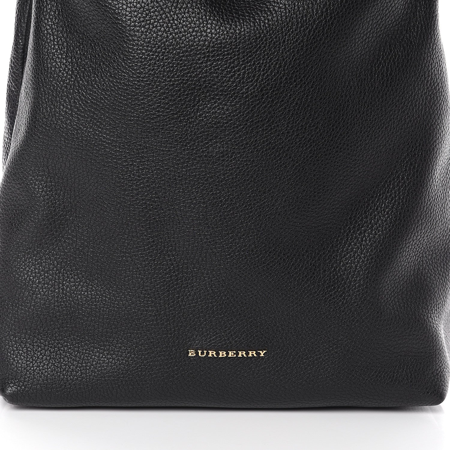 Burberry London Grainy Calfskin Medium Cale Hobo Black 6 of 8