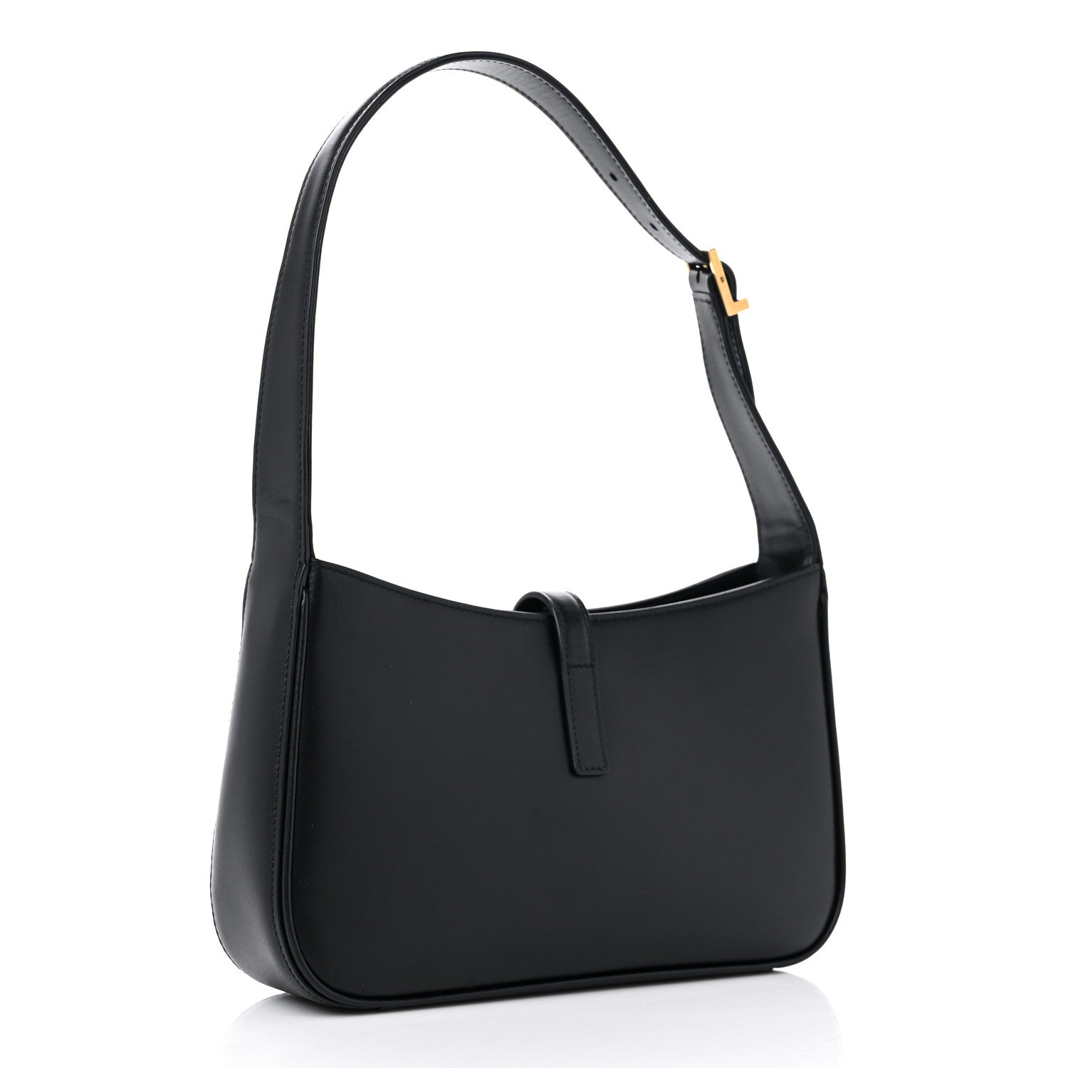 Saint Laurent Smooth Calfskin Le 5 A 7 Hobo Black 3 of 12