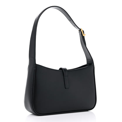 Saint Laurent Smooth Calfskin Le 5 A 7 Hobo Black 3 of 12