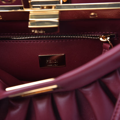 Fendi Shiny Nappa Small Peekaboo Click Bag Barolo 8 of 9