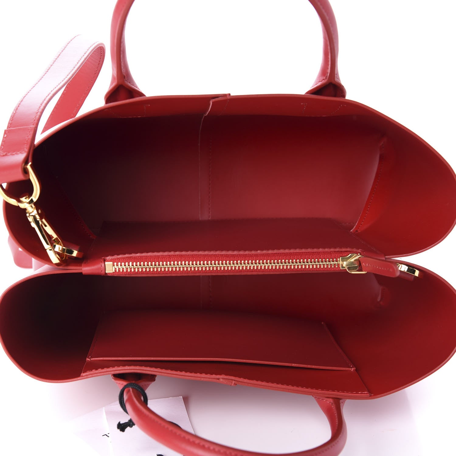 Mansur Gavriel Calfskin Mini Folded Bag Flamma 6 of 10