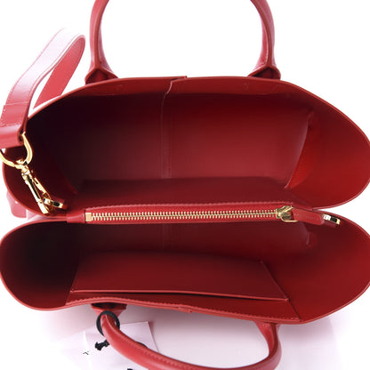 Mansur Gavriel Calfskin Mini Folded Bag Flamma 6 of 10