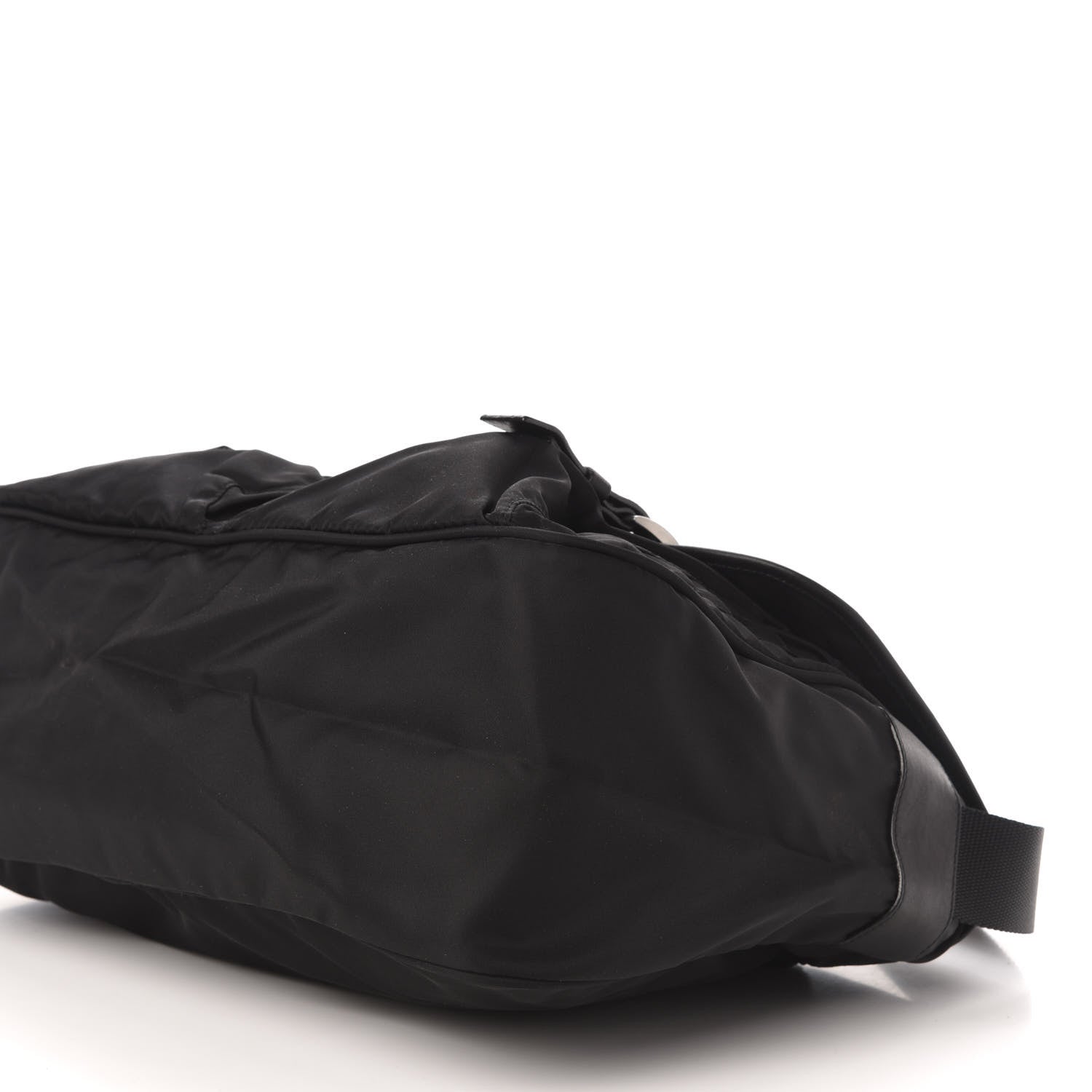 Prada Nylon Vela Messenger Bag Black 9 of 10