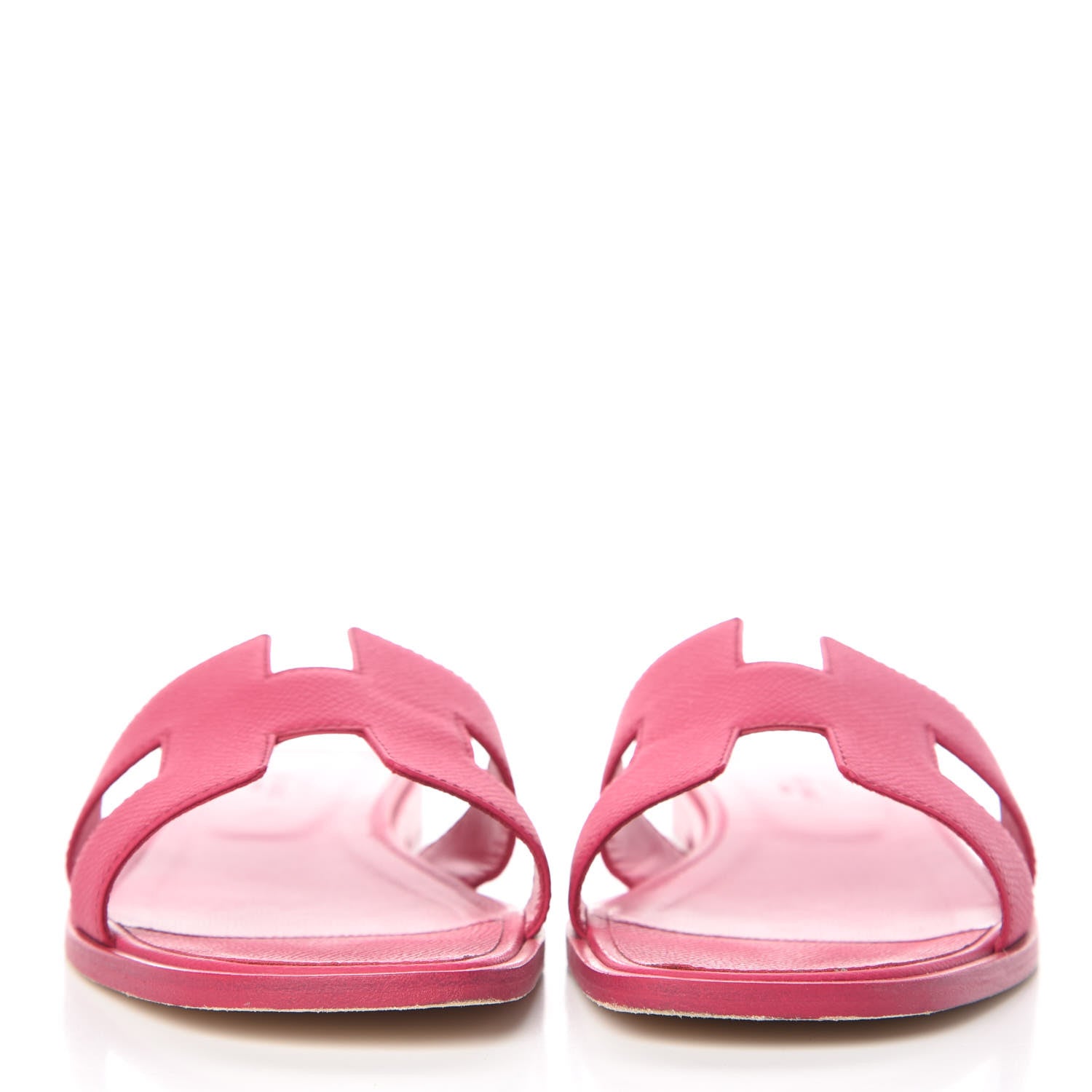 Hermes Epsom Oran Sandals 39 Rouge Azalee 2 of 18