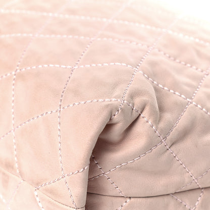 Chanel Iridescent Calfskin Quilted Coco Daily Hobo Rose Clair 6 of 10