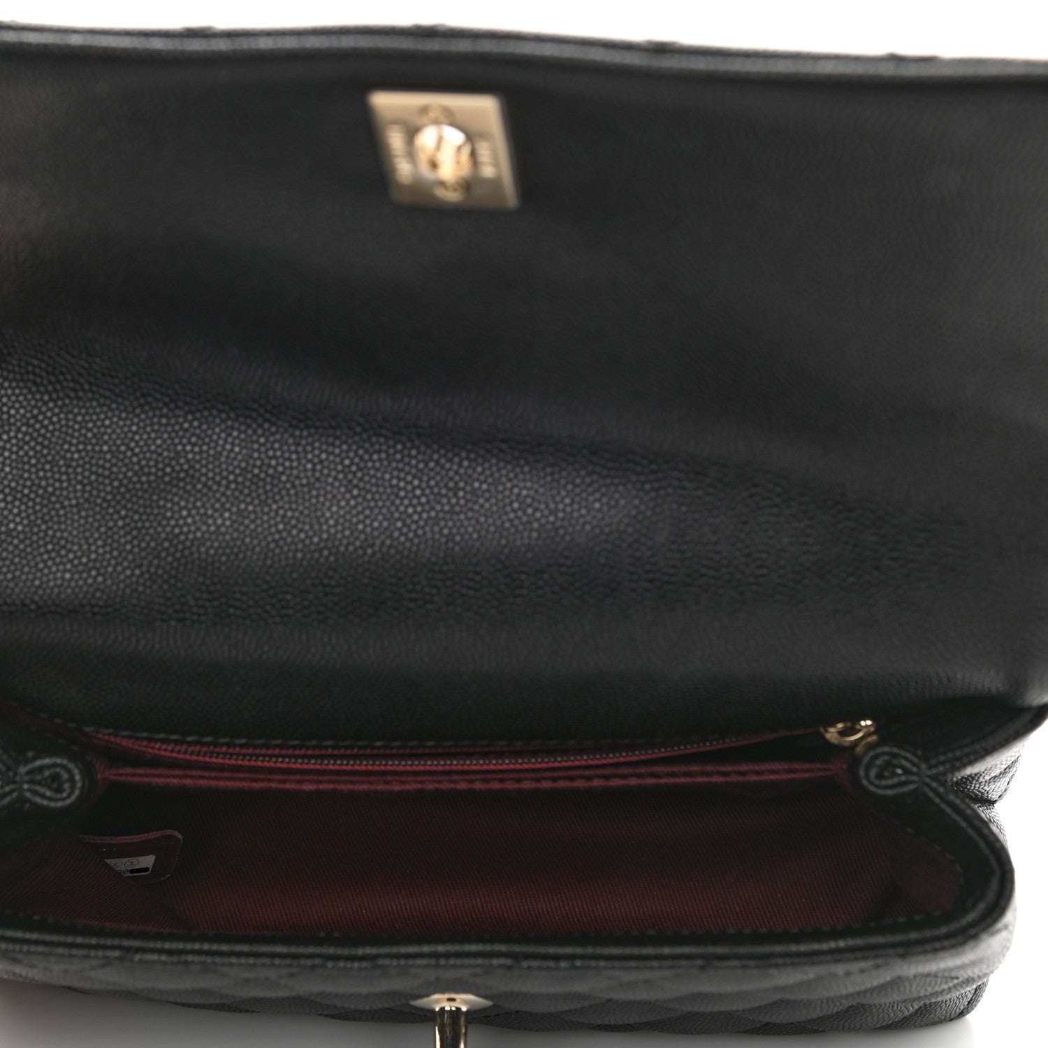 Chanel Caviar Quilted Mini Coco Handle Flap Black 5 of 8
