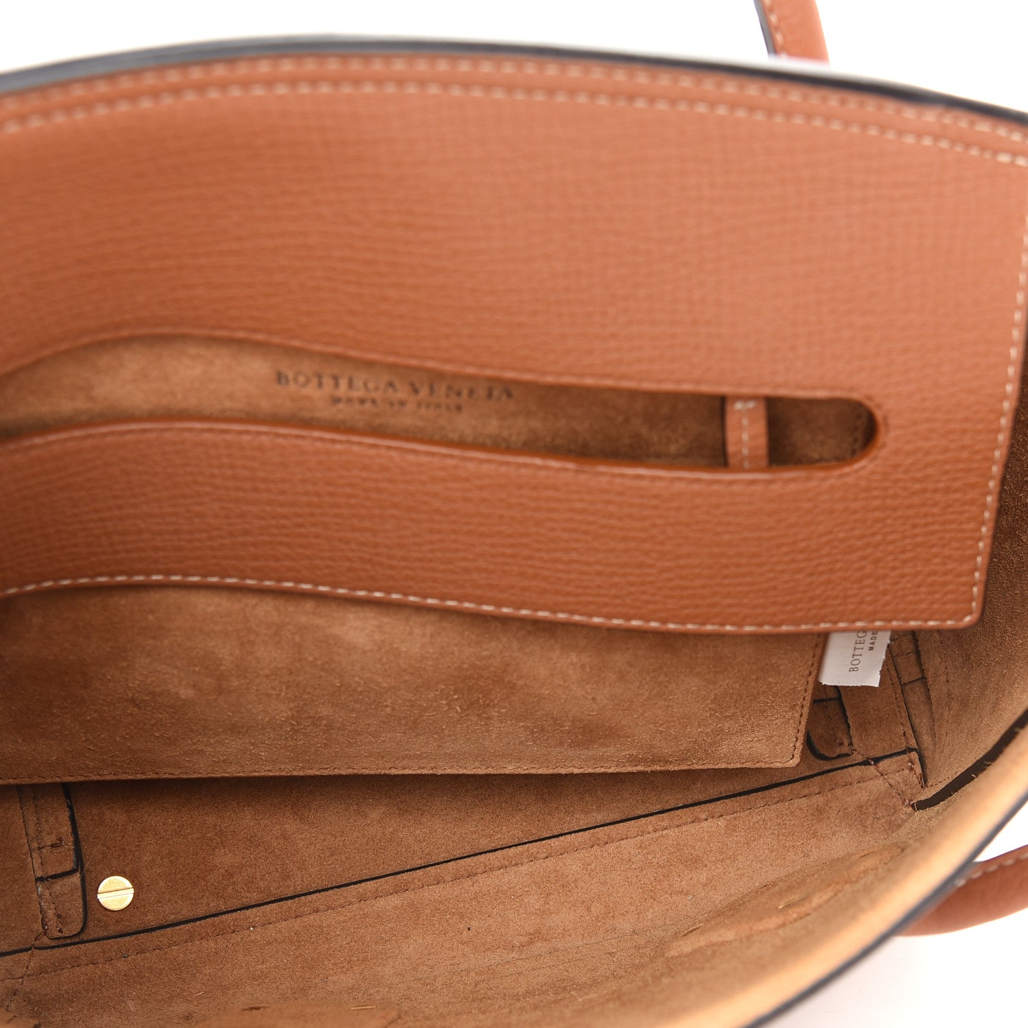 Bottega Veneta Grainy Calfskin Small Arco Wood 5 of 9