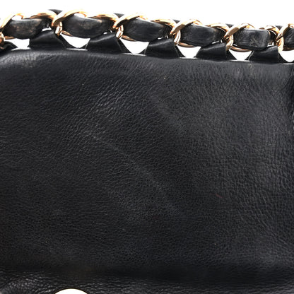 Chanel Calfskin Quilted Medium Chain Me Flap Black 12 of 13