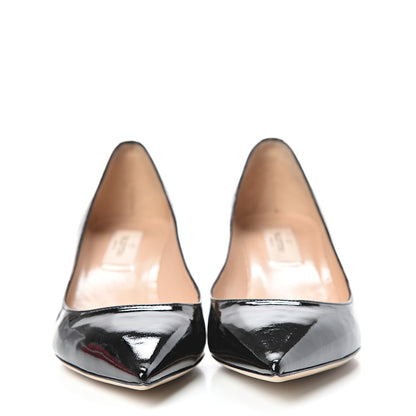 Valentino Garavani Patent Rockstud Simple Pumps 38.5 Black 2 of 8