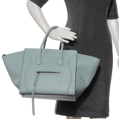Celine Calfskin Small Phantom Luggage Glacier 2 of 7