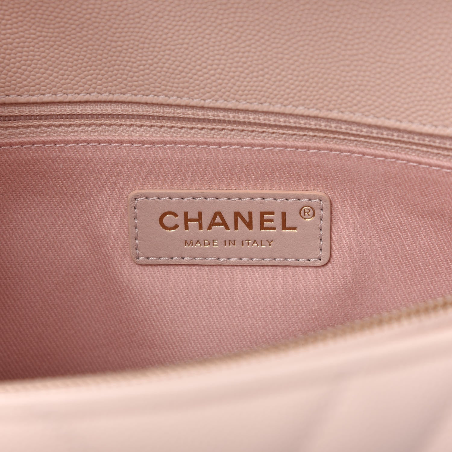 Chanel Caviar Lizard Embossed Chevron Quilted Small Coco Handle Flap Beige 8 of 11