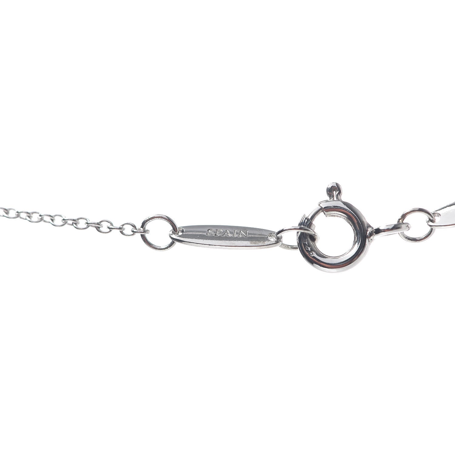 Tiffany Sterling Silver Elsa Peretti Letter J Pendant Necklace 9 of 9