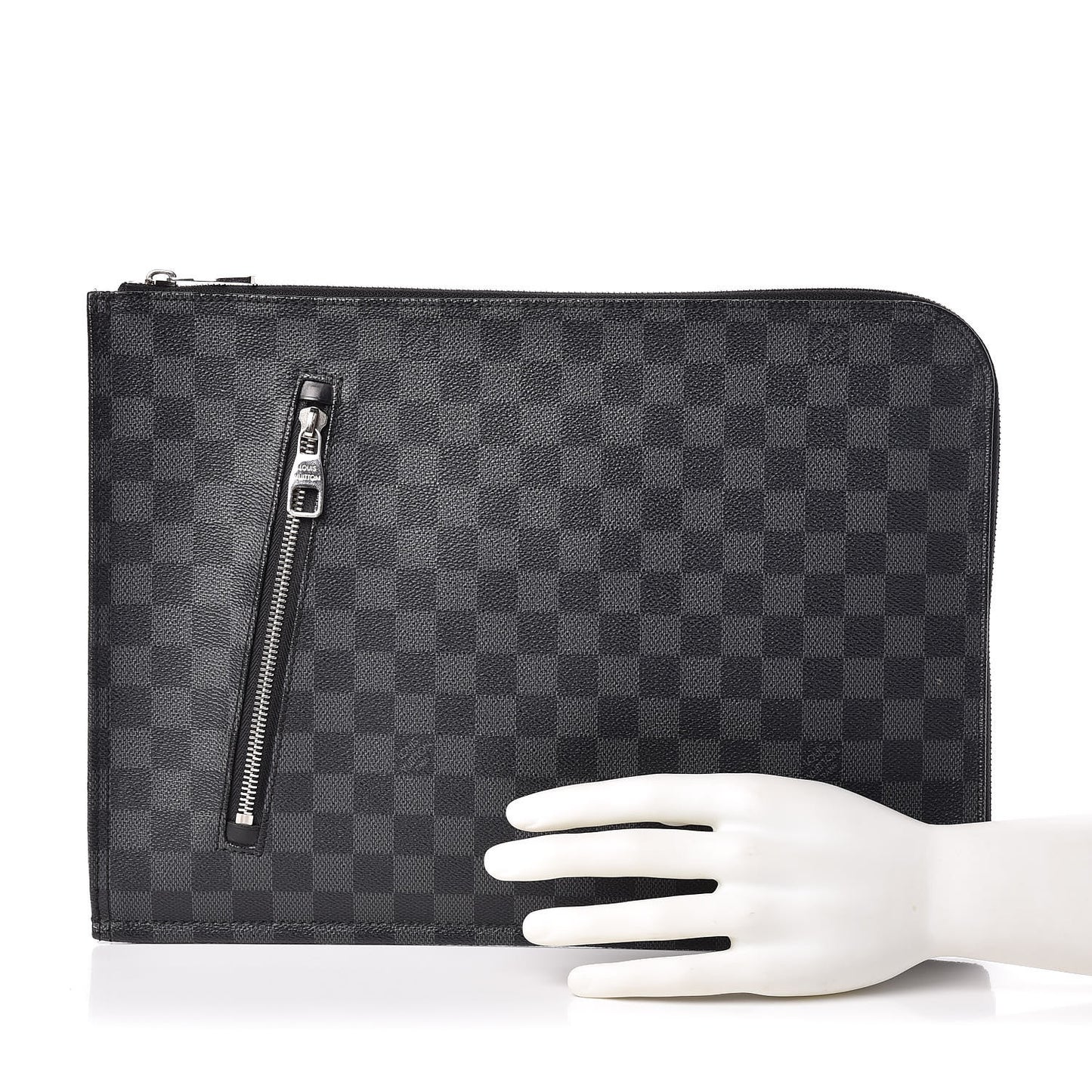Damier Graphite Poche Documents Holder