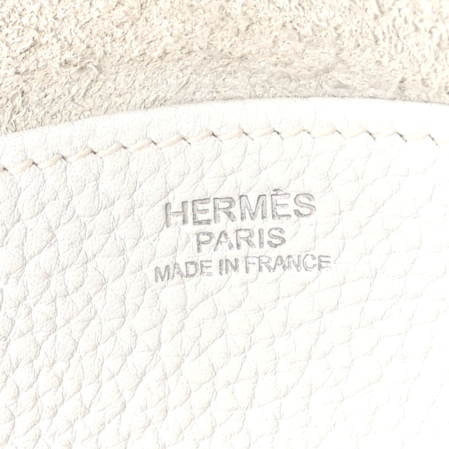 Hermes Taurillon Clemence Halzan 31 GM Craie 6 of 10