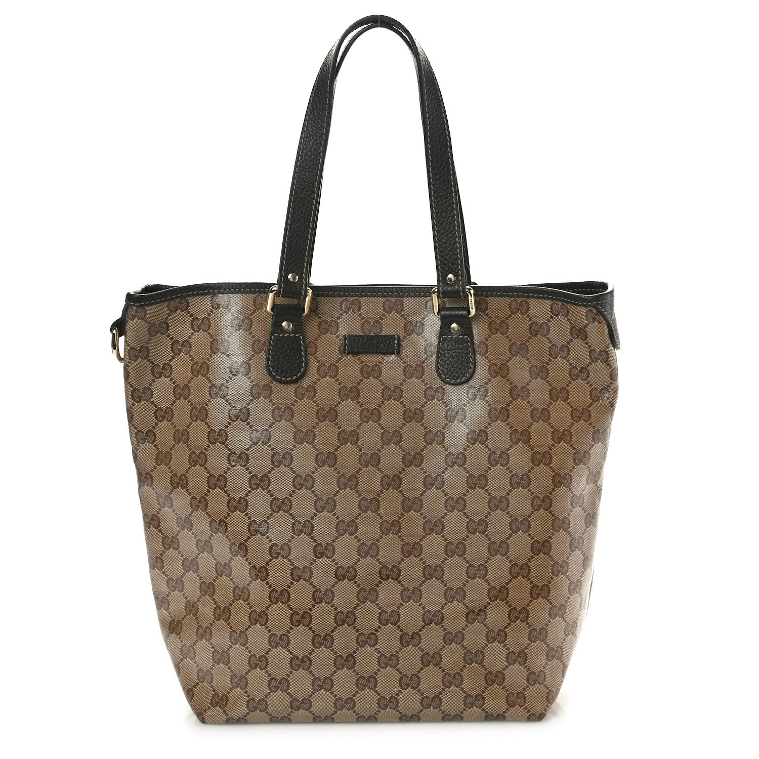 Gucci Crystal Monogram Joy Tote Dark Brown 1 of 11