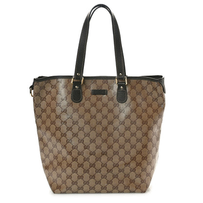 Gucci Crystal Monogram Joy Tote Dark Brown 1 of 11