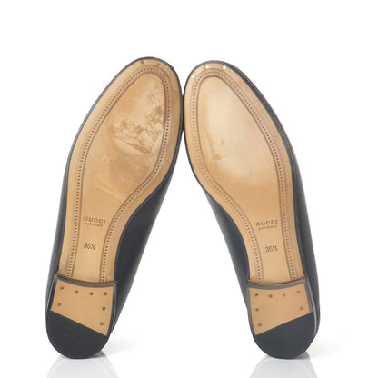 Gucci Lambskin Womens Brixton Horsebit Loafers 36.5 Black 5 of 18
